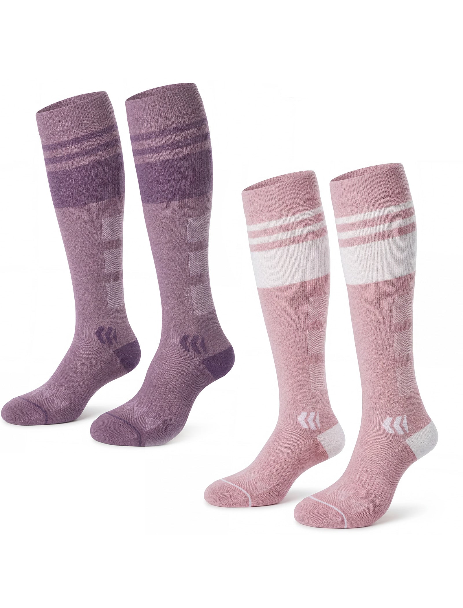 Momcozy Wide Calf Compression Socks 20-30mmHg for Sports 2 Pairs FHQ0